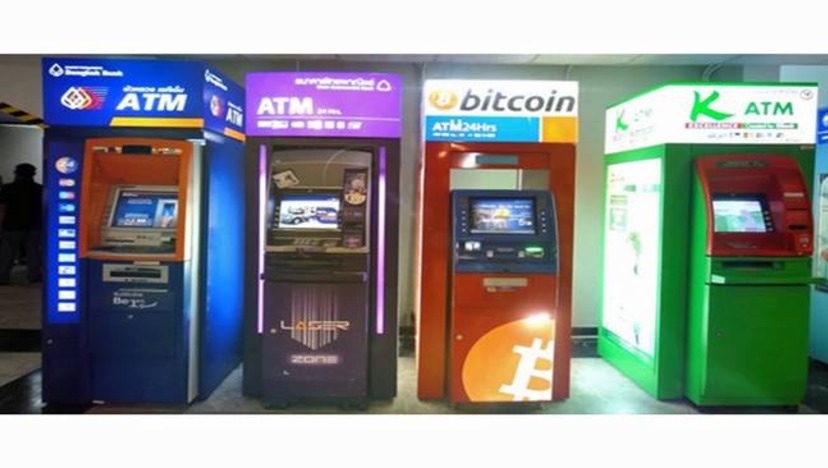 Bankomat med bitcoins på Cypern